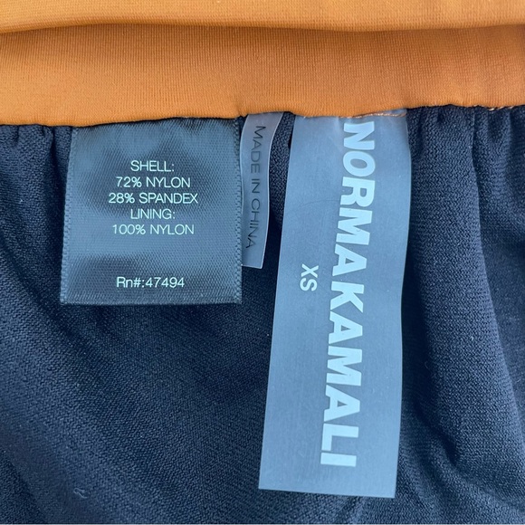 NWT Norma Kamali  Cross Halter Bikini Top in Bronze -Size XS - Picture 7 of 8